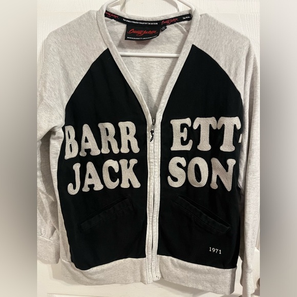 jackson barrett Jackets & Blazers - Barrett Jackson cardigan style zip front  M